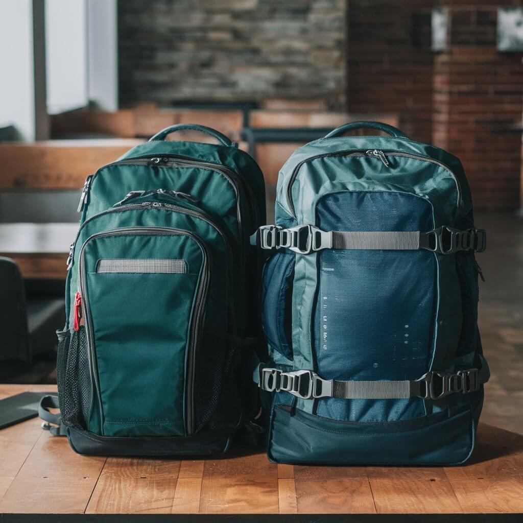 Durable travel backpacks